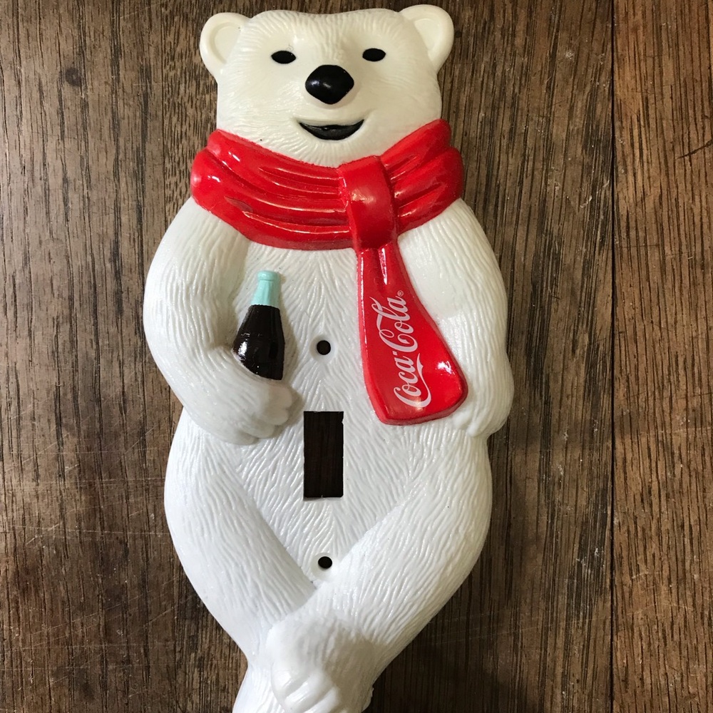 Vintage Coca-Cola Light Switch Plate